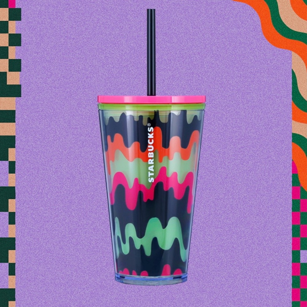 🎃 Starbucks Spooky Drip Design Tumbler Cup